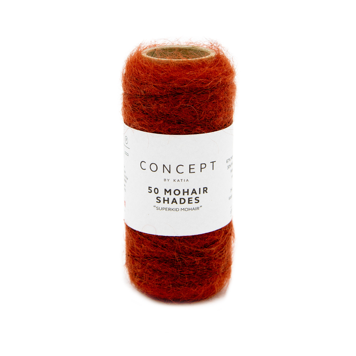 Katia 50 Mohair Shades 49 Rust