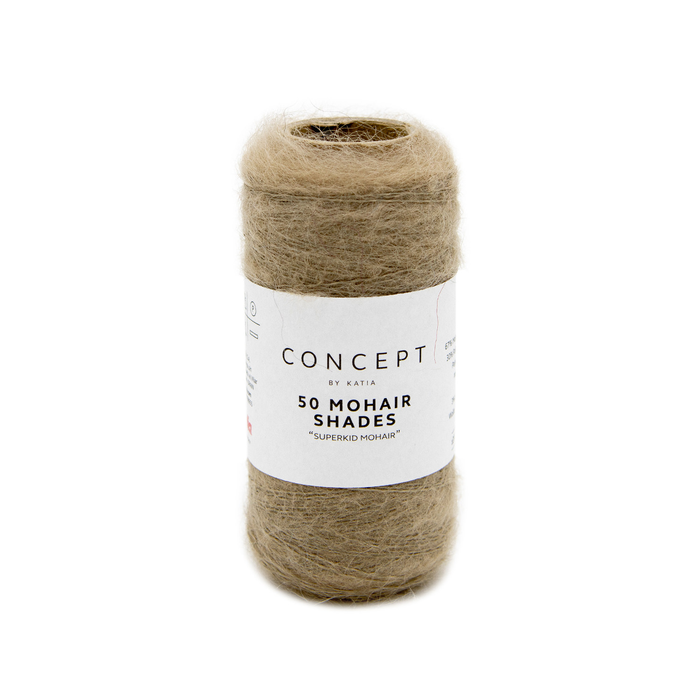 Katia 50 Mohair Shades 8 Steingrå