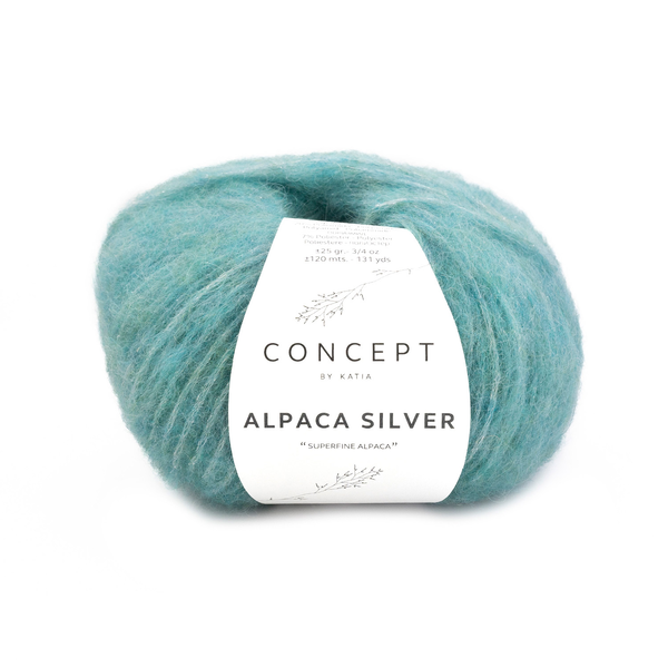 Katia Alpaca Silver 280 Malakitt–sølv