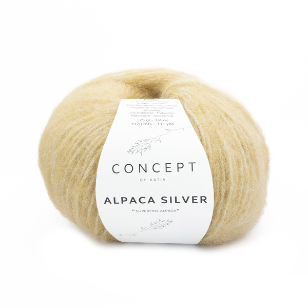Katia Alpaca Silver 281 Elfenben–sølv