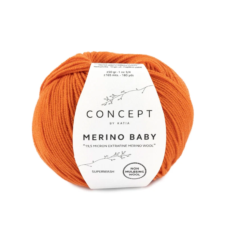 Katia Concept Merino Baby 049 Oransje
