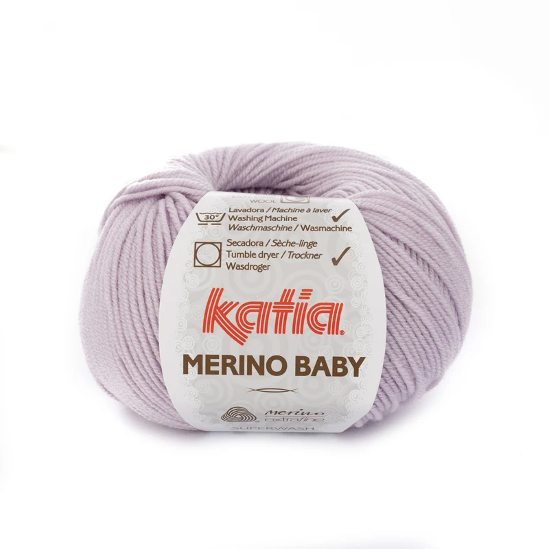 Katia Merino Baby 066 Lys lilla