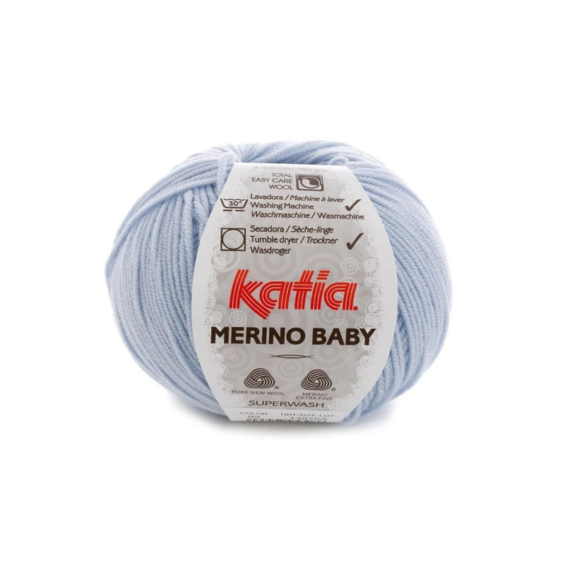 Katia Merino Baby 093 Himmelblå