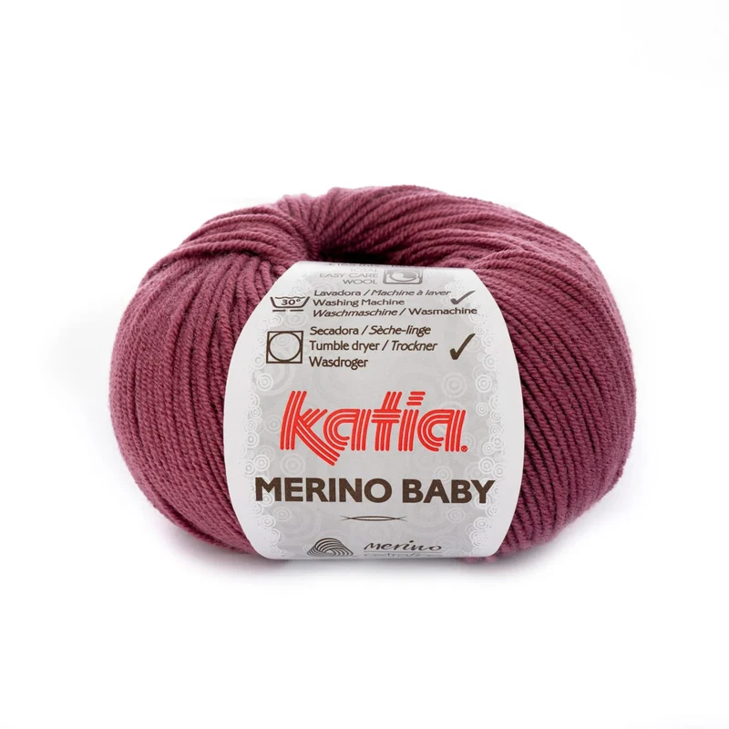 Katia Concept Merino Baby 078 Mørk lilla