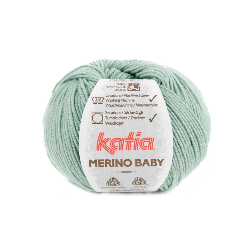 Katia Merino Baby 097 Blekgrønn