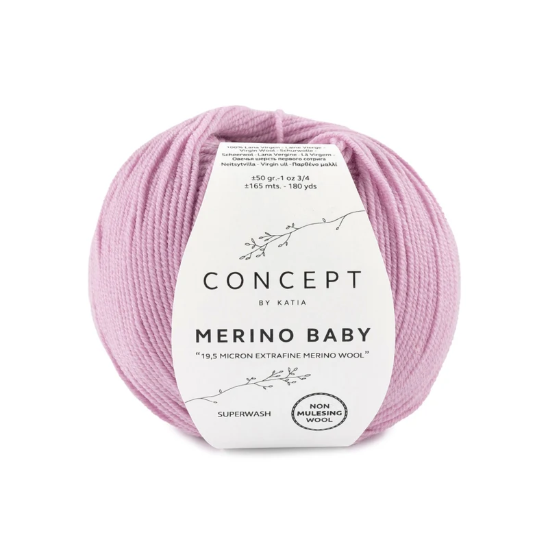 Katia Concept Merino Baby 069 Middels rose