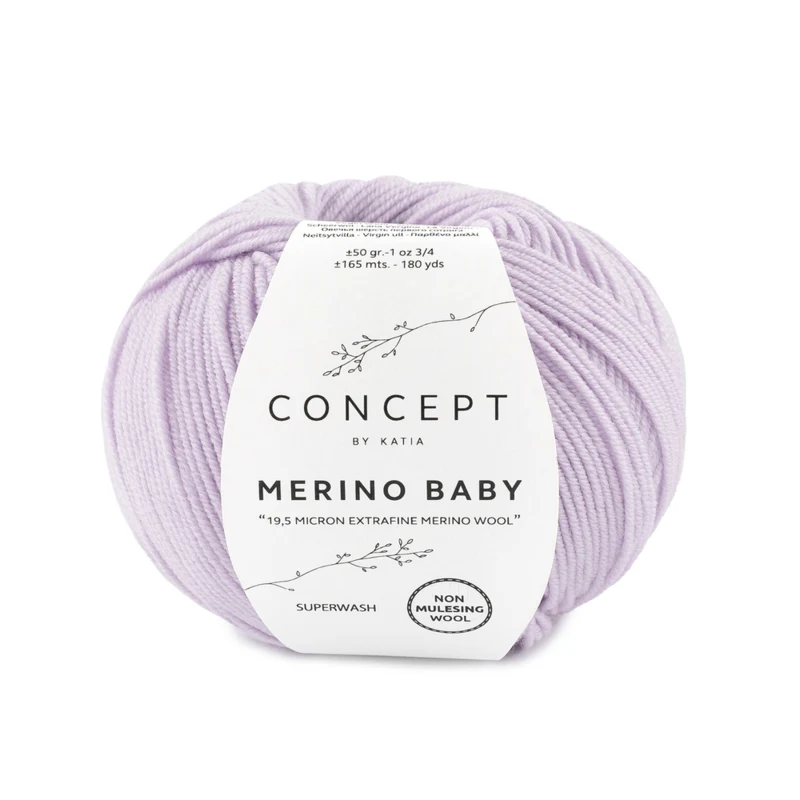 Katia Concept Merino Baby 066 Lys lilla