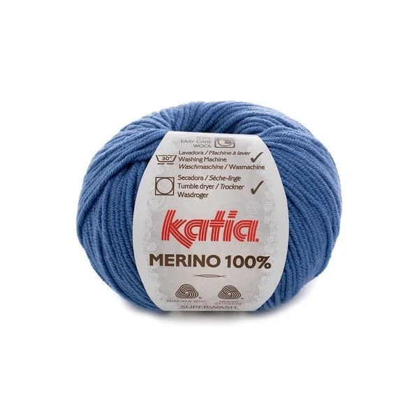Katia Merino 100% 078 Mørke jeans