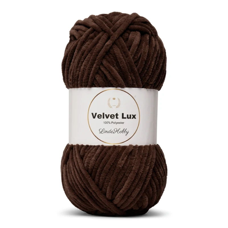 LindeHobby Velvet Lux 48 Sjokoladebrun