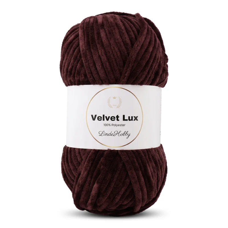 LindeHobby Velvet Lux 57 Mørk plomme