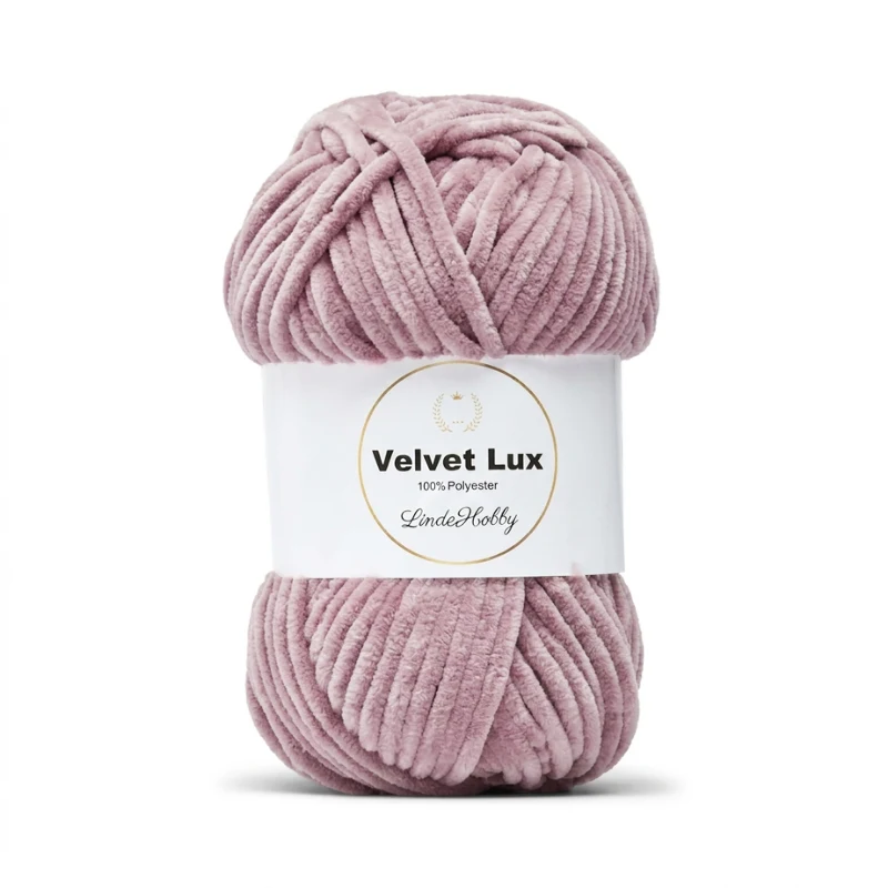 LindeHobby Velvet Lux 43 Støvet rosa