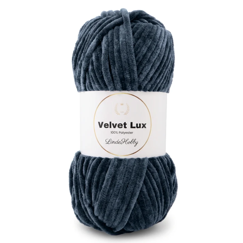 LindeHobby Velvet Lux 55 Stålblå