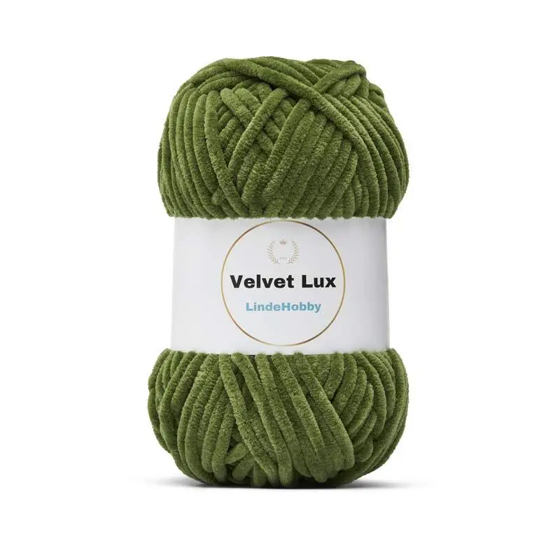 LindeHobby Velvet Lux 31 Olivengrønn