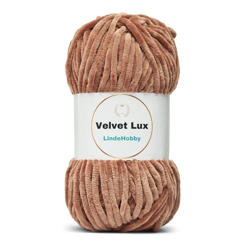 LindeHobby Velvet Lux 8 Mørk beige