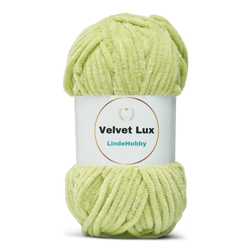 LindeHobby Velvet Lux 30 Limegrønn