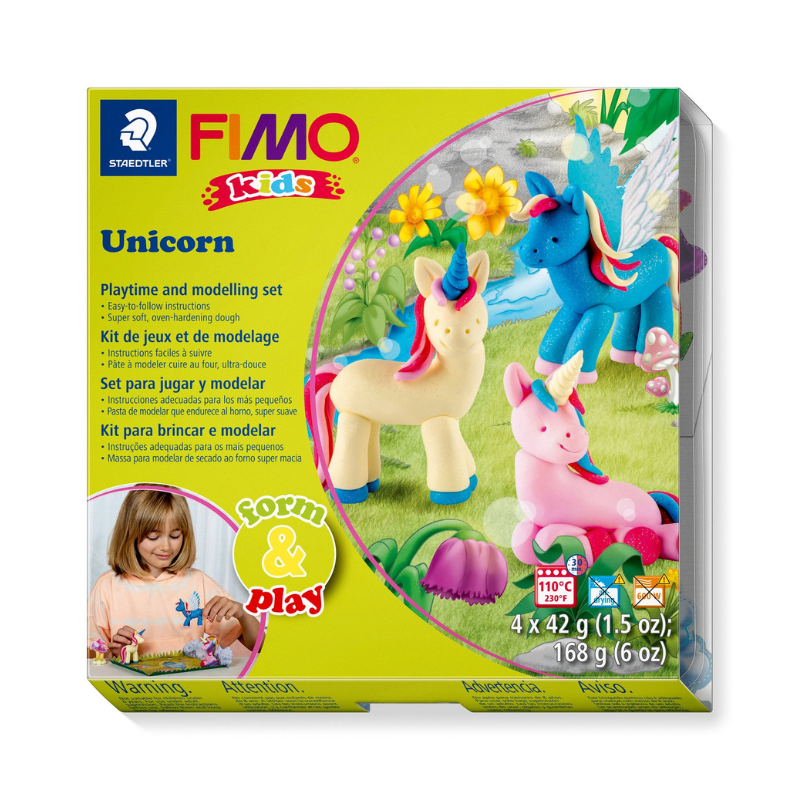 STAEDTLER Fimo Kids Form&Play Enhjørningsett