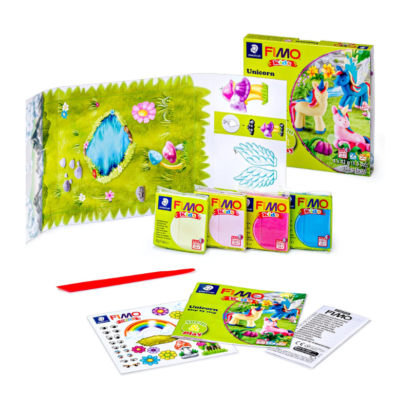 STAEDTLER Fimo Kids Form&Play Enhjørningsett
