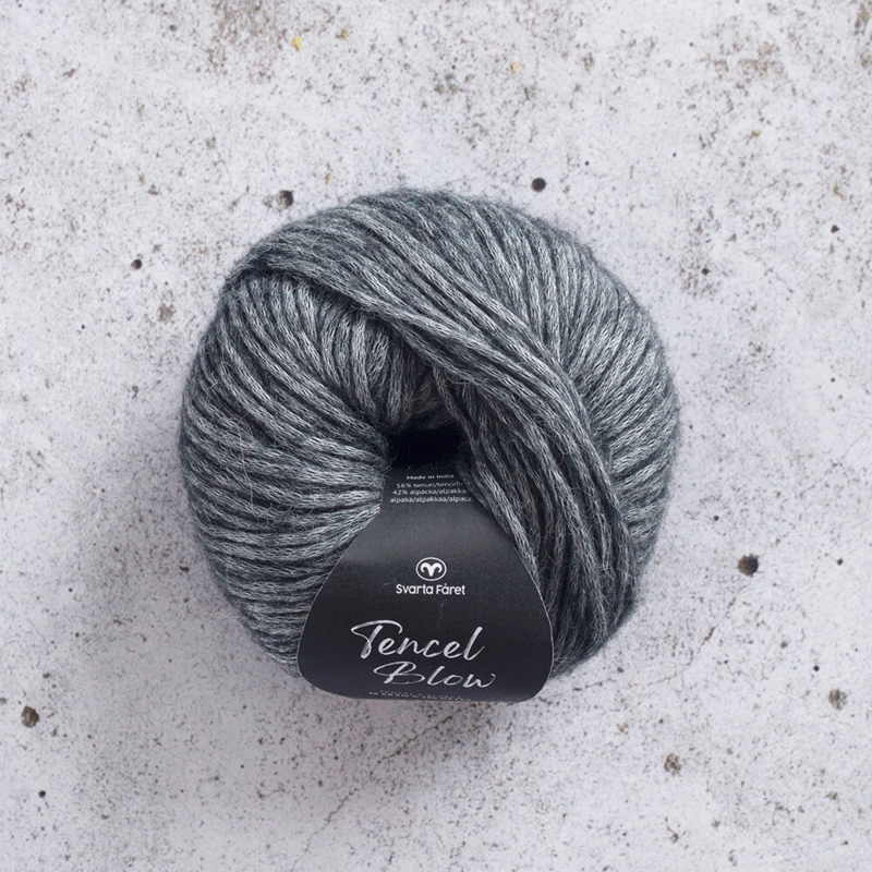 Svarta Fåret Tencel Blow 01 Kanonmetall svart