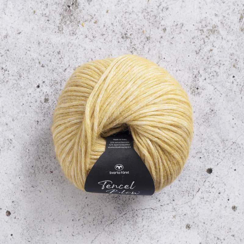 Svarta Fåret Tencel Blow 31 Nacho gul