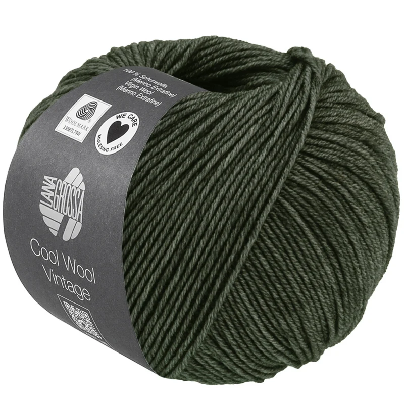 Lana Grossa Cool Wool Vintage 93 Skoggrønn