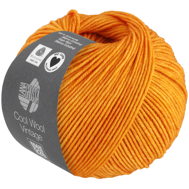 Lana Grossa Cool Wool Vintage 75 Oransje