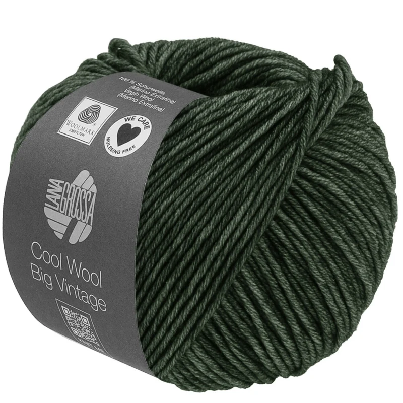 Lana Grossa Cool Wool Big Vintage 97 Skoggrønn