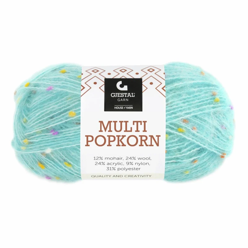 Gjestal Multi Popkorn 507 Lyse Turkis