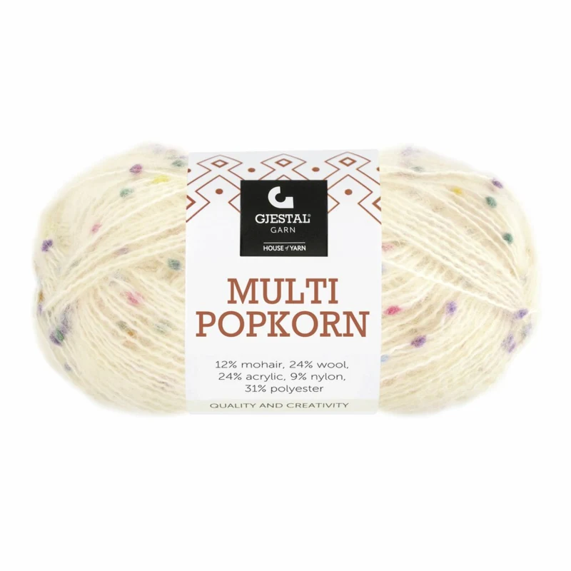 Gjestal Multi Popkorn 502 Natur