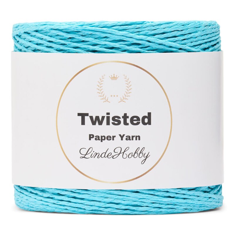 LindeHobby Twisted Paper Yarn 24 Turkis