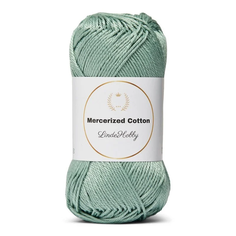 LindeHobby Mercerized Cotton 19 Antikk grønn
