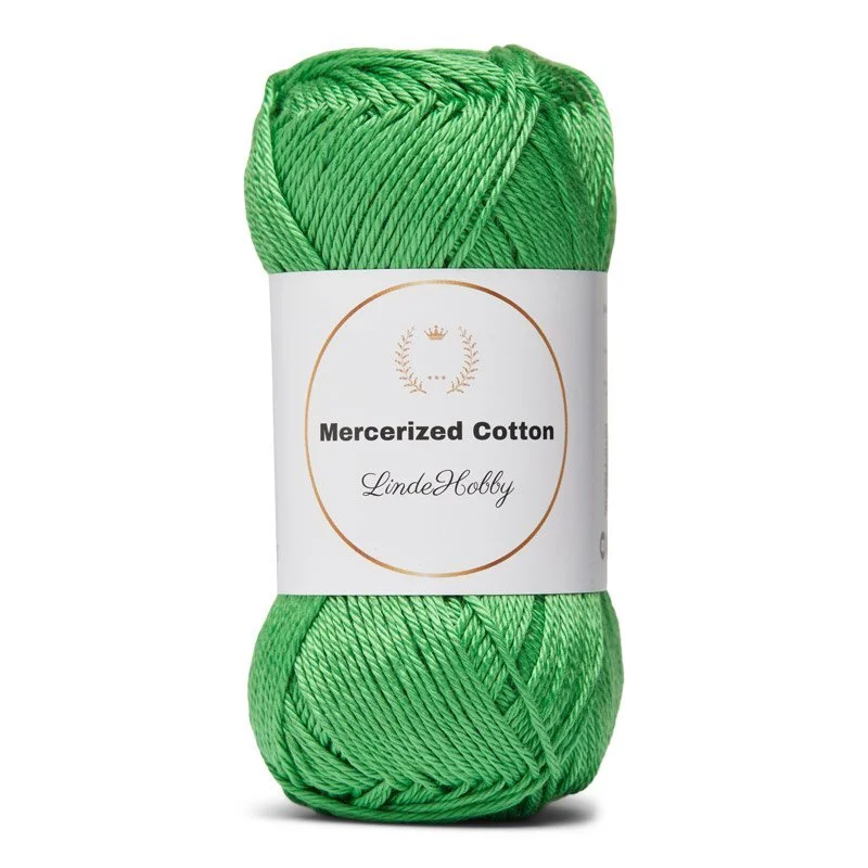 LindeHobby Mercerized Cotton 38 Grønn