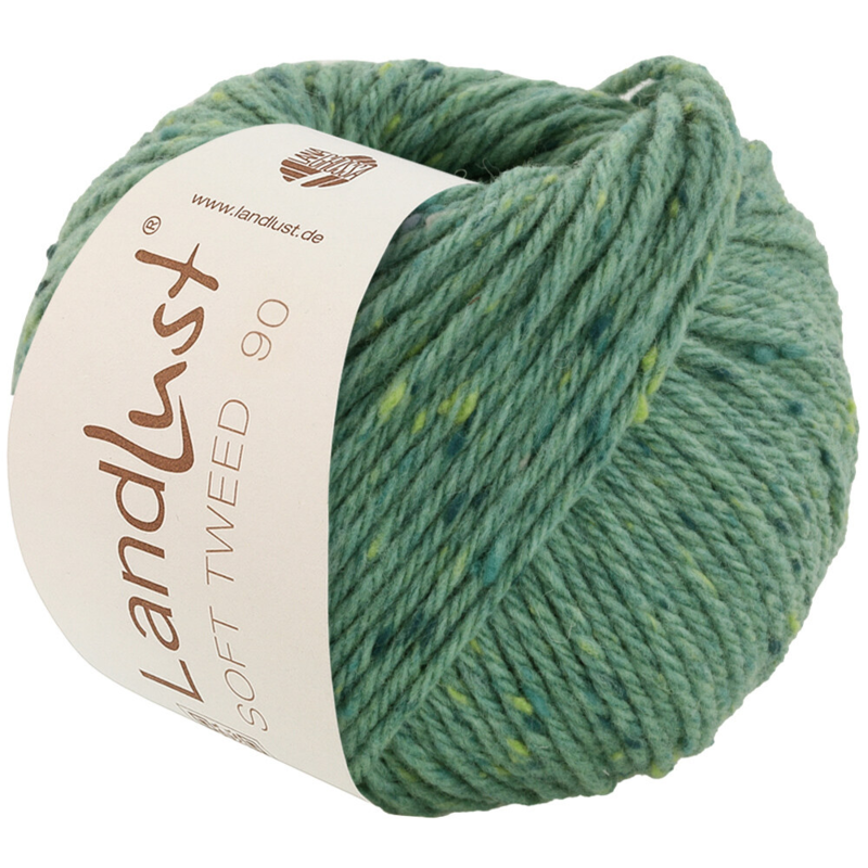 Lana Grossa Landlust Soft Tweed 90 27 Jade melert