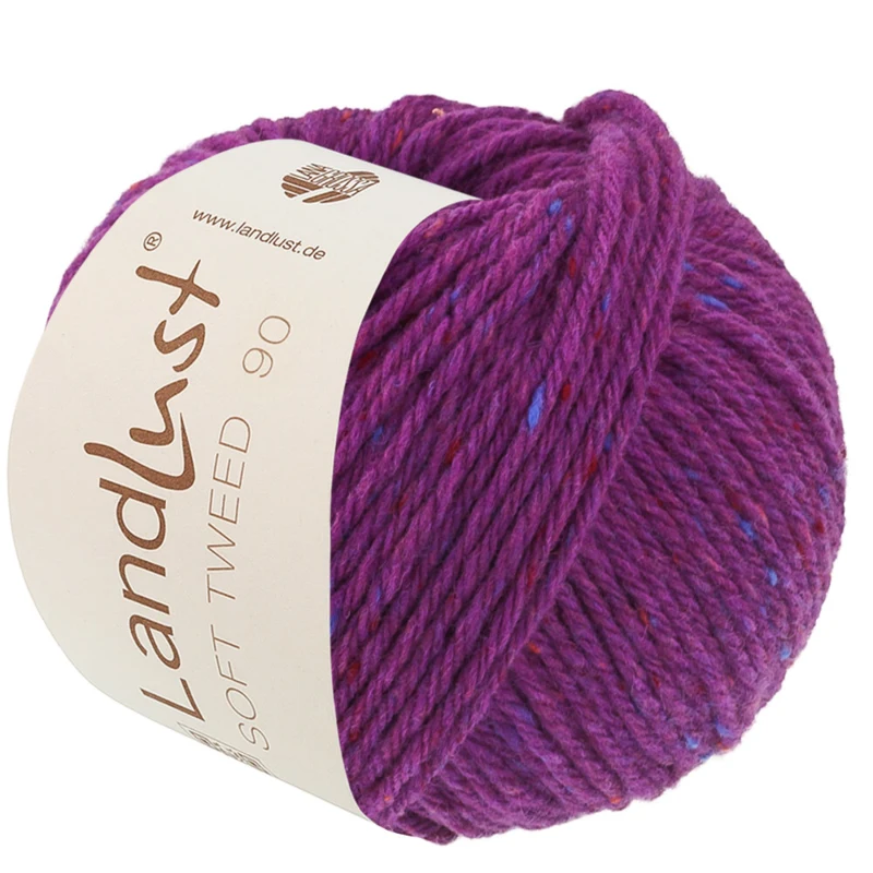Lana Grossa Landlust Soft Tweed 90 33 Fiolett melert