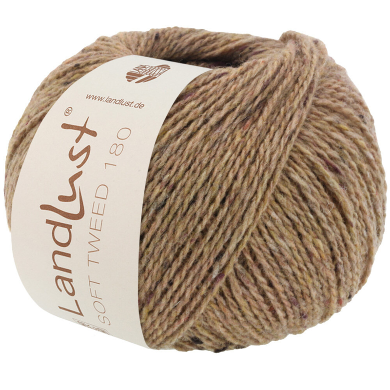 Lana Grossa Landlust Soft Tweed 180 109 Nougat melert