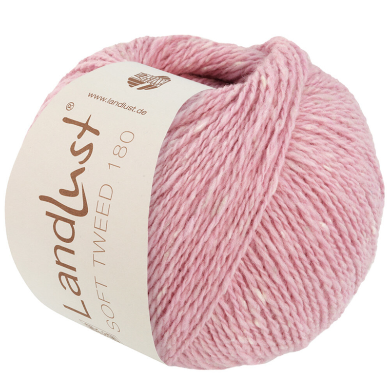 Lana Grossa Landlust Soft Tweed 180 118 Rosa melert