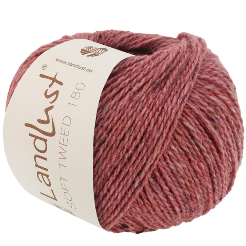 Lana Grossa Landlust Soft Tweed 180 128 Gammelrosa melert