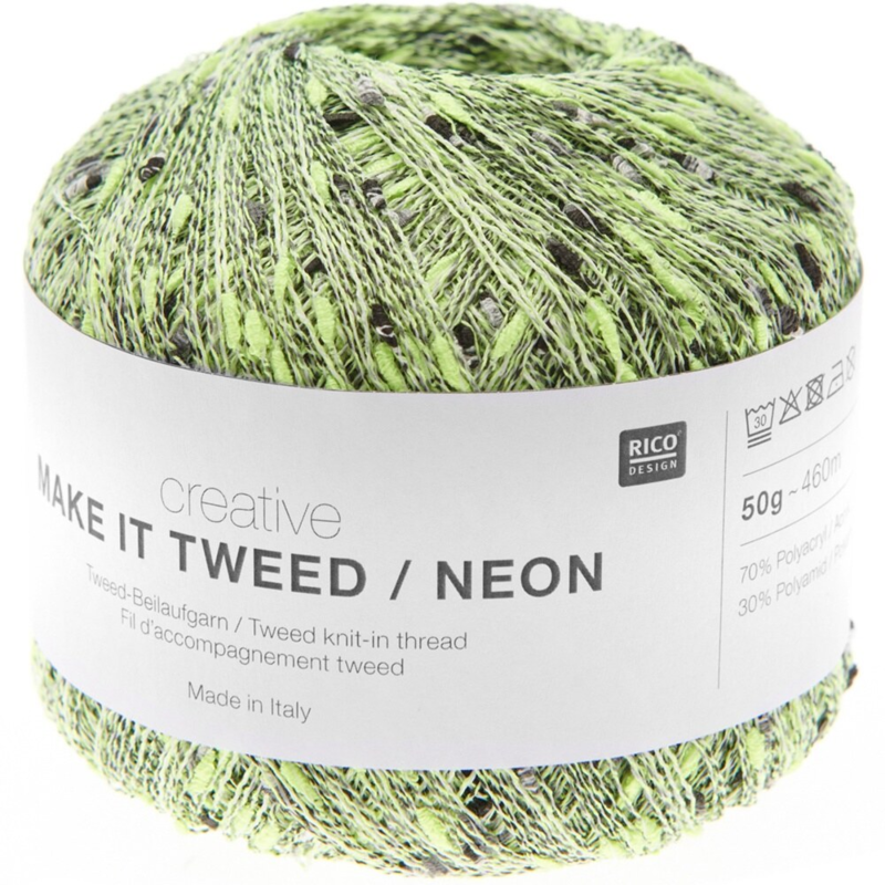 Rico Design Creative Make it tweed/Neon 001 Gul