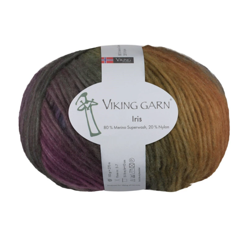 Viking Iris 459 Multi oransje/brun