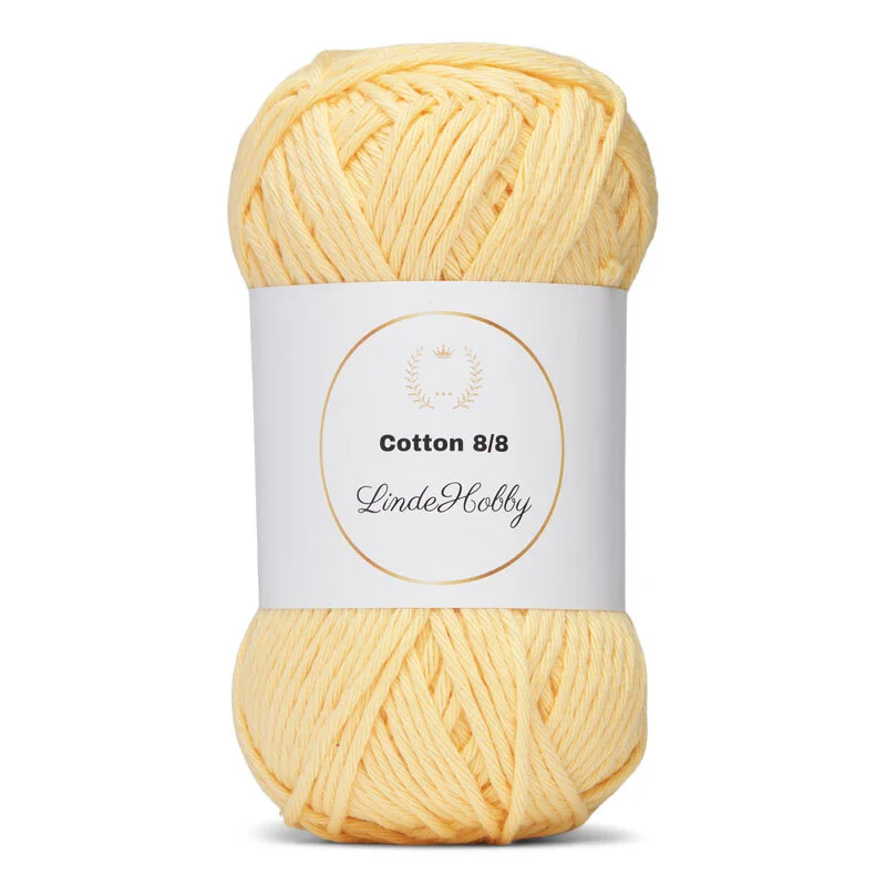 LindeHobby Cotton 8/8 037 Canarino