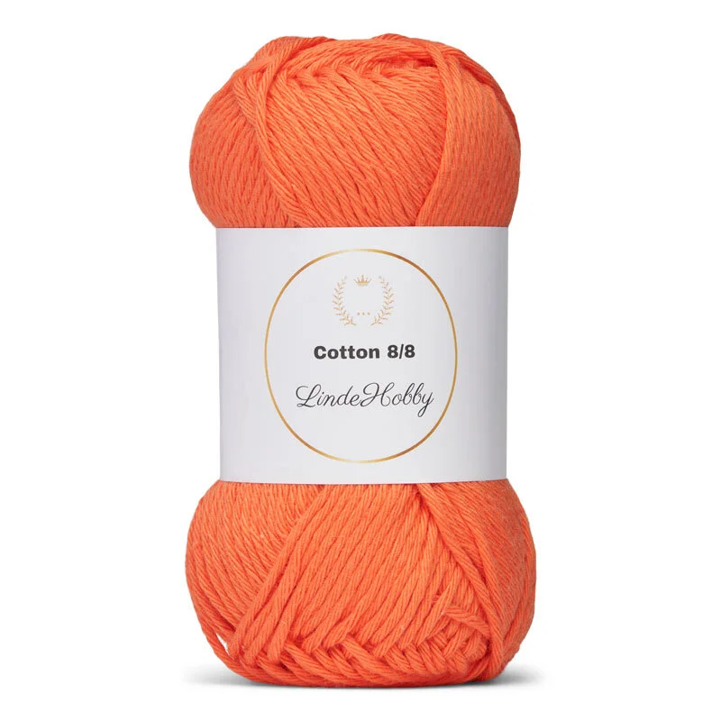 LindeHobby Cotton 8/8 043 Orange