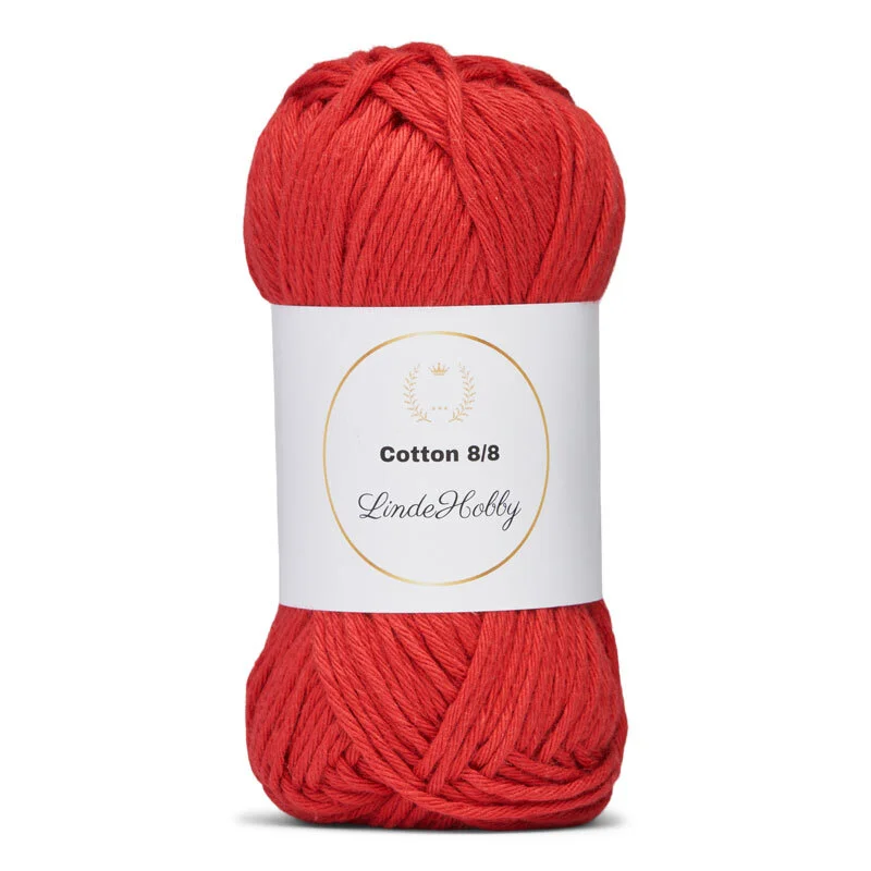 LindeHobby Cotton 8/8 085 Rosso