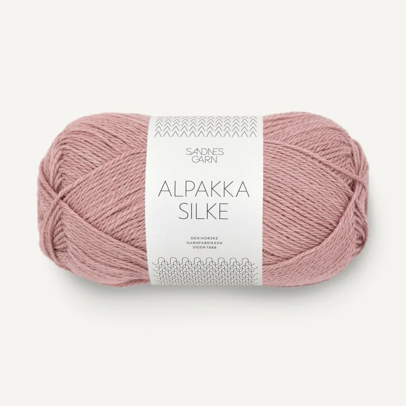 Sandnes Alpakka Silke 4331 Gammelrosa