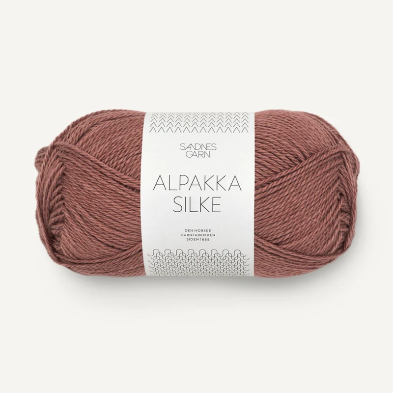 Sandnes Alpakka Silke 4043 Plommerosa