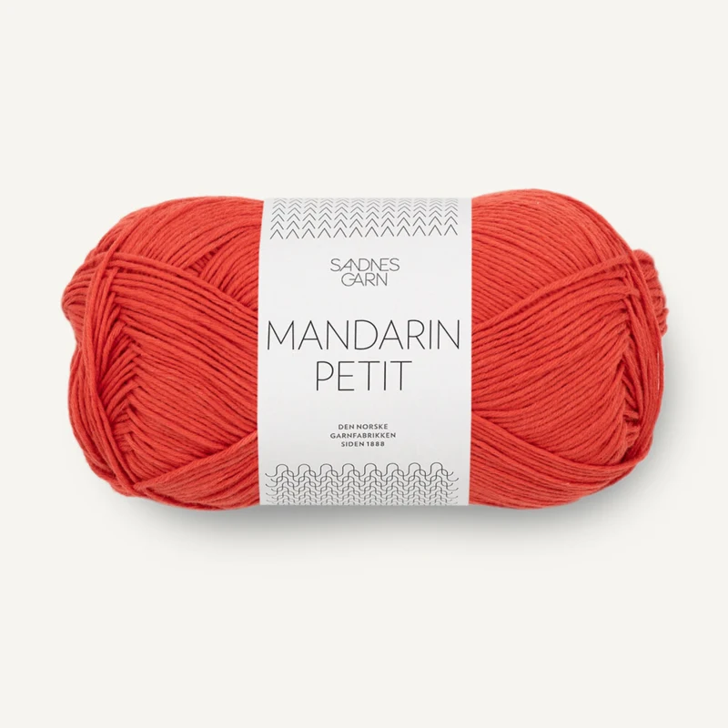 Sandnes Mandarin Petit 4018 Scarlet Rød