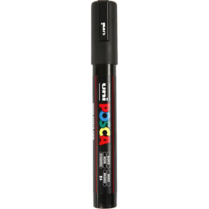 Posca Tusj, 1.8-2.5 mm, 1 stk. 24 Svart