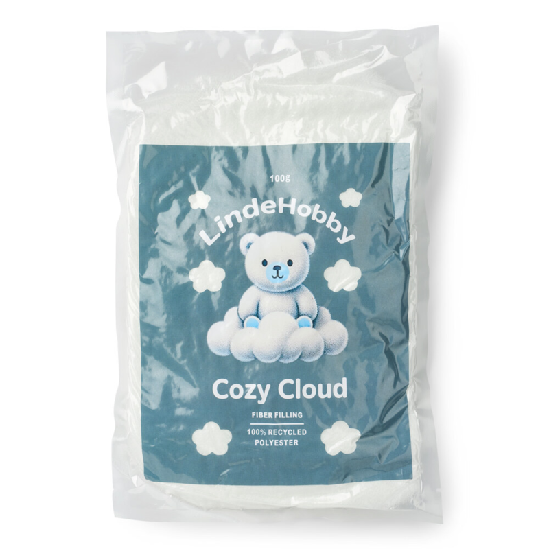 LindeHobby Cozy Cloud Resirkulert Fyllvatt 100 g