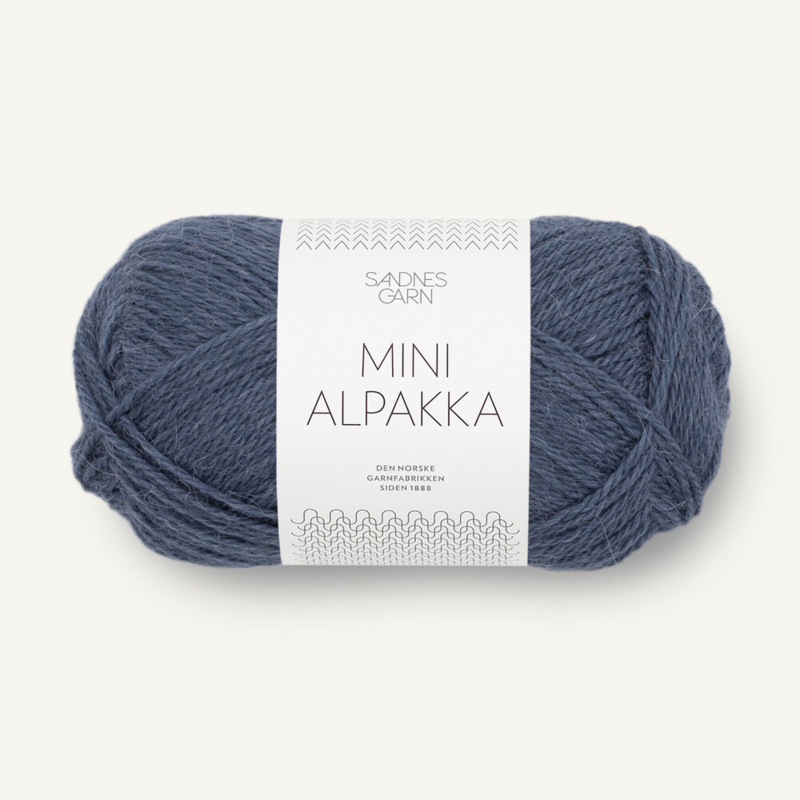 Sandnes Mini Alpakka 6064 Blåbær