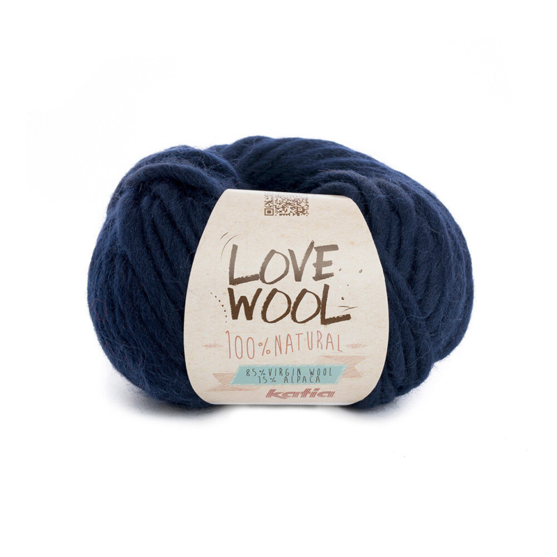 Katia Love Wool 121 Mørk blå