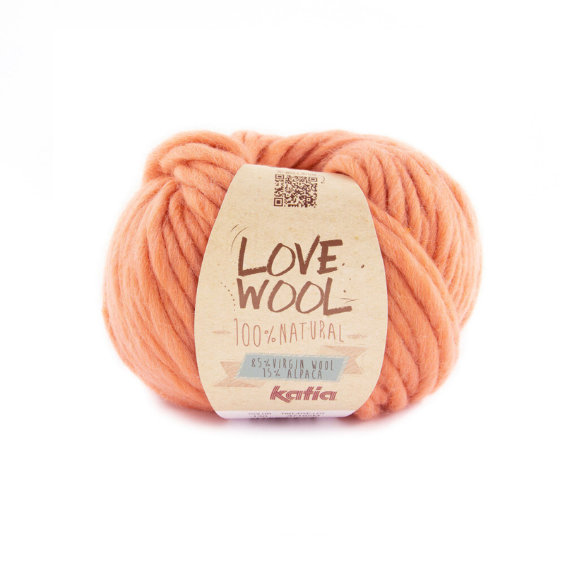 Katia Love Wool 130 Lys lakserosa