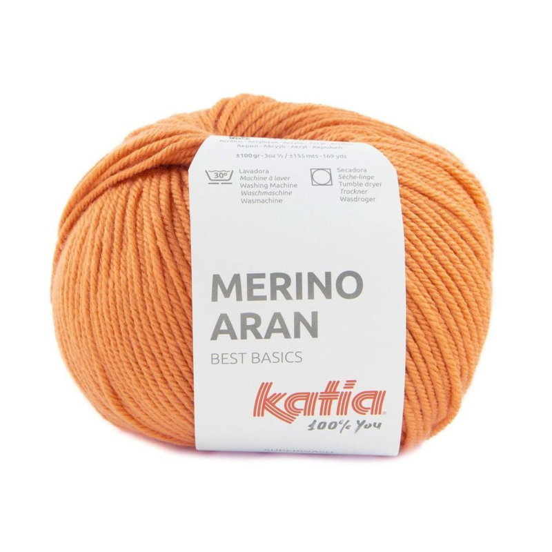 Katia Merino Aran 096 Pastell oransje